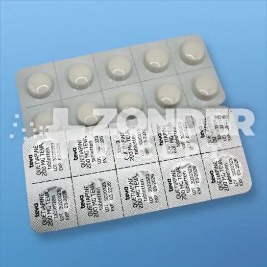 Seroquel 200mg 10 Tabletten